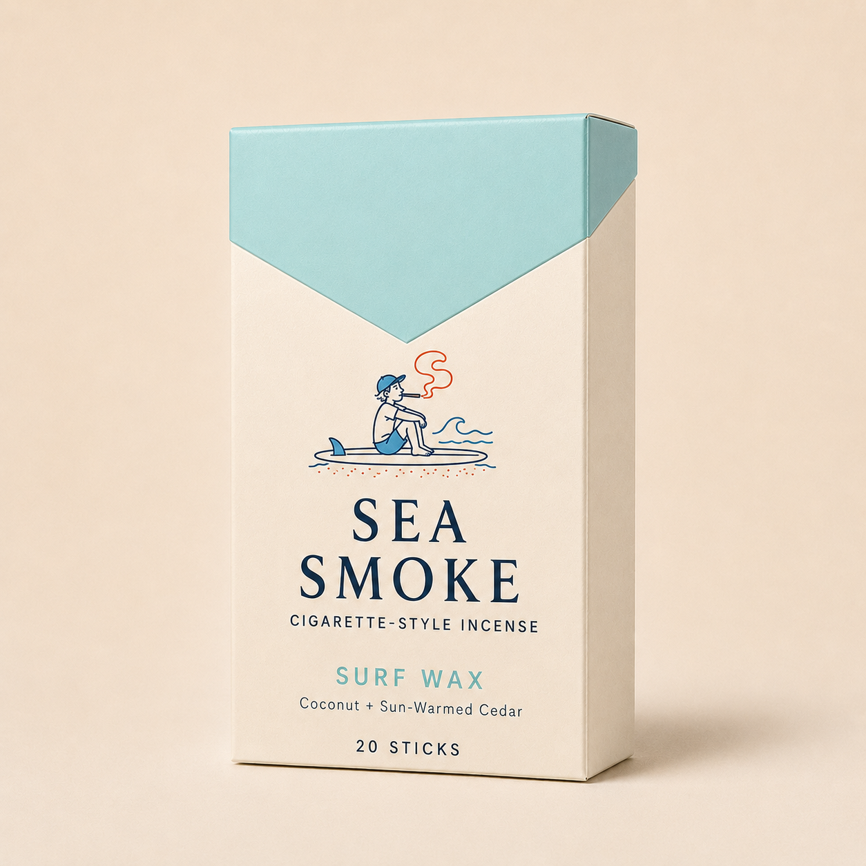 Sea Smoke Surf Wax pack front view